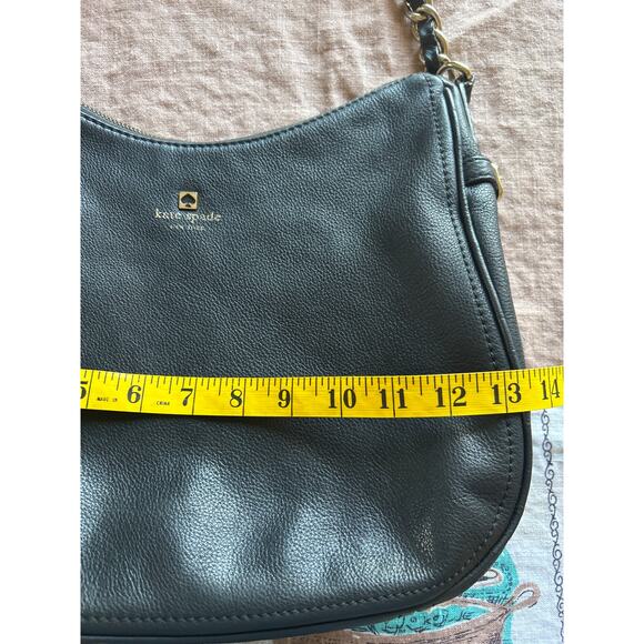 Kate Spade Pine Street Finley Black Leather Shoulder Bag - Picture 8 of 12